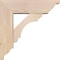 Ekena Millwork Olympic Traditional Smooth Bracket w/ Offset Brace, Douglas Fir, 5 1/2"W x 16"D x 16"H BKT0604X16X16OLY01SDF - alternate 2